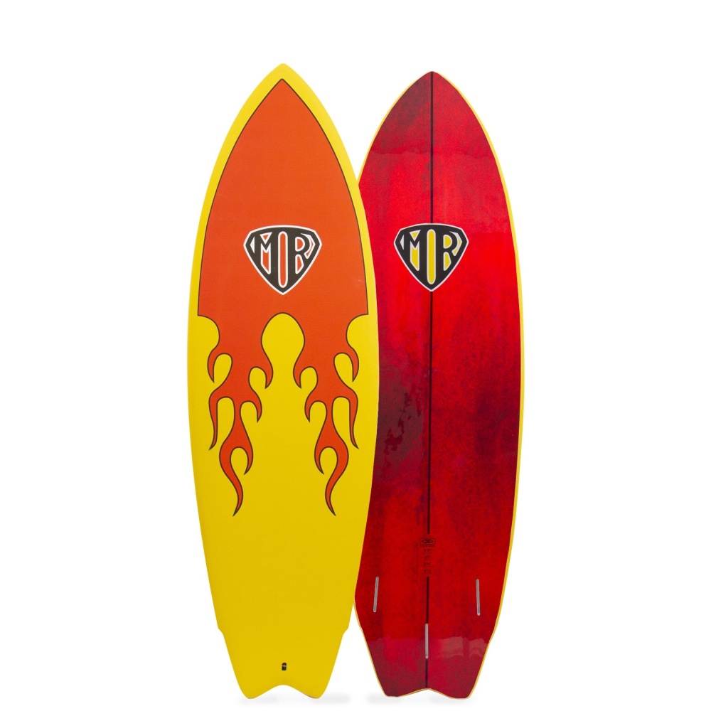 Softboard MR Epoxy Twin Fin 6'0" - Vista frontal