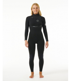 E-Bomb 4/3 mm Chest Zip - Traje de Neopreno mujer RIP CURL 