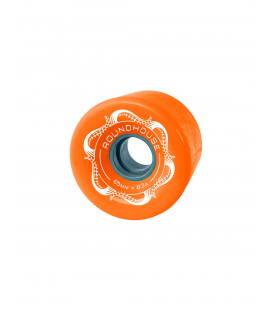 RUEDAS CARVER ROUNDHOUSE 65MM 83A SLICK ORANGE GLO