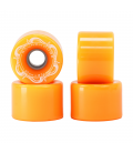 RUEDAS CARVER ROUNDHOUSE 65MM 83A SLICK ORANGE GLO