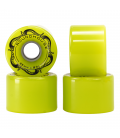 RUEDAS CARVER ROUNDHOUSE 65MM 83A SLICK GREEN GLO