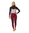 Dawn Patrol 4/3mm - Traje neopreno mujer cremallera pecho