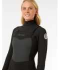 Dawn Patrol 4/3mm - Traje neopreno mujer cremallera pecho RIP CURL