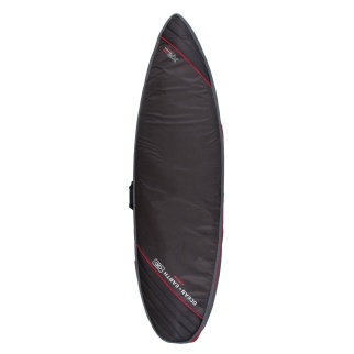 Funda Aircon Shortboard negro/rojo frontal