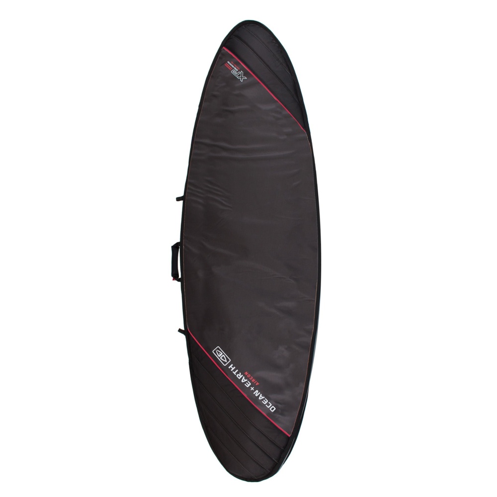 Funda Aircon Fish negro/rojo frontal