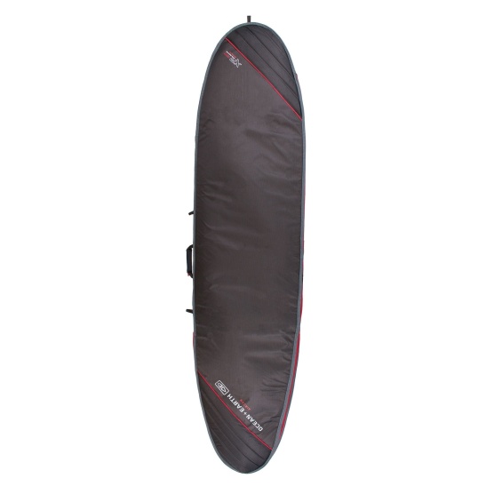 Funda Aircon Longboard negro/rojo frontal