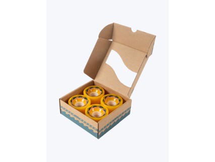 Ruedas YOW TANTA 62x46mm Mustard 80A Wheels Pack