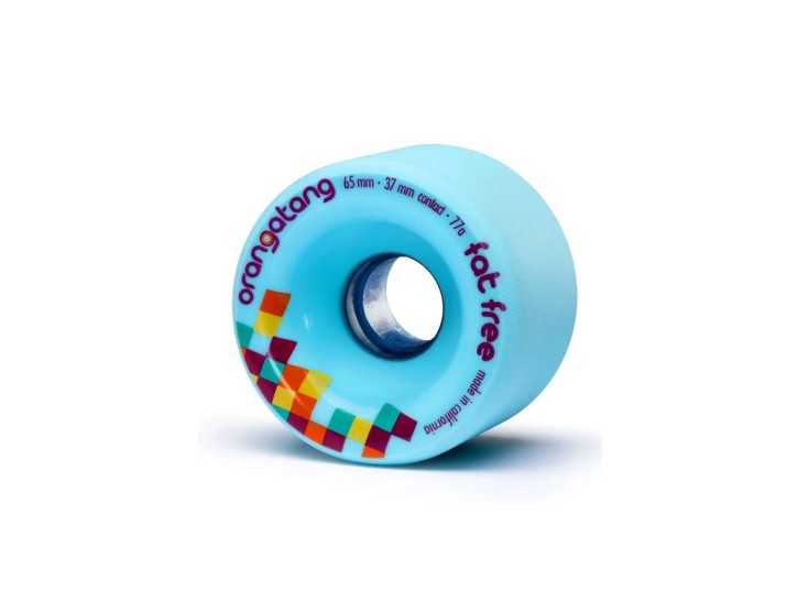 Ruedas Carver ORANGATANG Fat Free Blue 65MM/77A (x4)