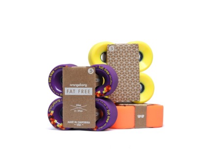 Ruedas Carver ORANGATANG Fat Free Blue 65MM/77A (x4)