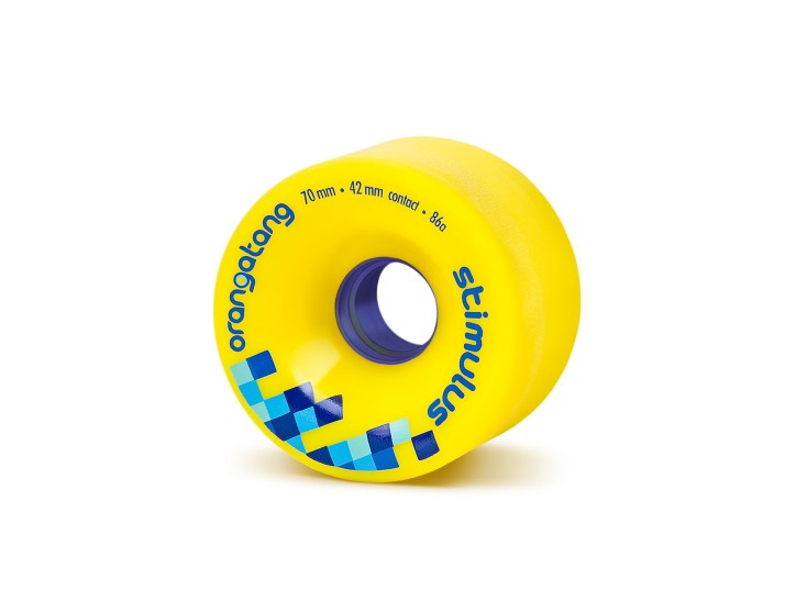 Ruedas Carver ORANGATANG Stimulus Yellow 70MM/86A (x4)