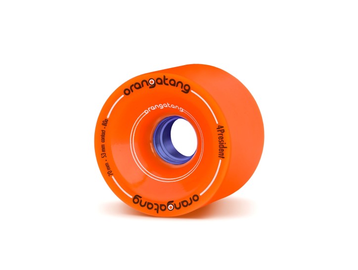 Ruedas Carver ORANGATANG 4President Orange 70MM/80A (x4)