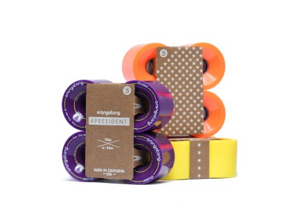 Ruedas Carver ORANGATANG 4President Orange 70MM/80A (x4)