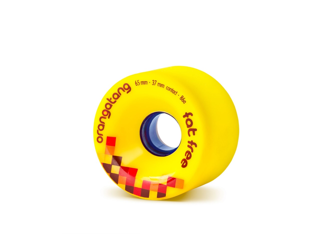 Ruedas Carver ORANGATANG Fat Free Yellow 65MM/86A (x4)