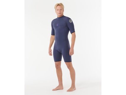 Neopreno Rip Curl Dawn Patrol 2/2 mm Short Sleeve Back Zip Hombre