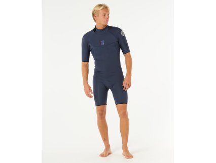 Neopreno Rip Curl Dawn Patrol 2/2 mm Short Sleeve Back Zip Hombre
