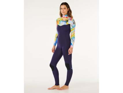 Neopreno Rip Curl Dawn Patrol Pro 3/2 mm Chest Zip Mujer