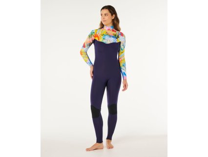 Neopreno Rip Curl Dawn Patrol Pro 3/2 mm Chest Zip Mujer