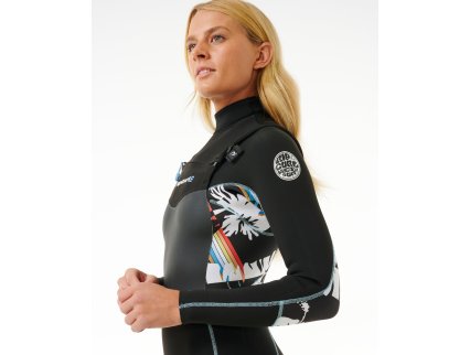 Neopreno Rip Curl Dawn Patrol 4/3 mm Chest Zip Mujer