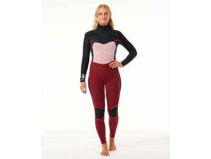 Neopreno Rip Curl Dawn Patrol 4/3 mm Chest Zip Mujer