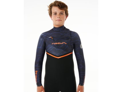 Neopreno Rip Curl Flashbomb 4/3 mm Chest Zip Junior