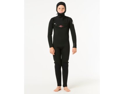 Neopreno Rip Curl Dawn Patrol 5/4 mm Chest Zip Capucha Junior