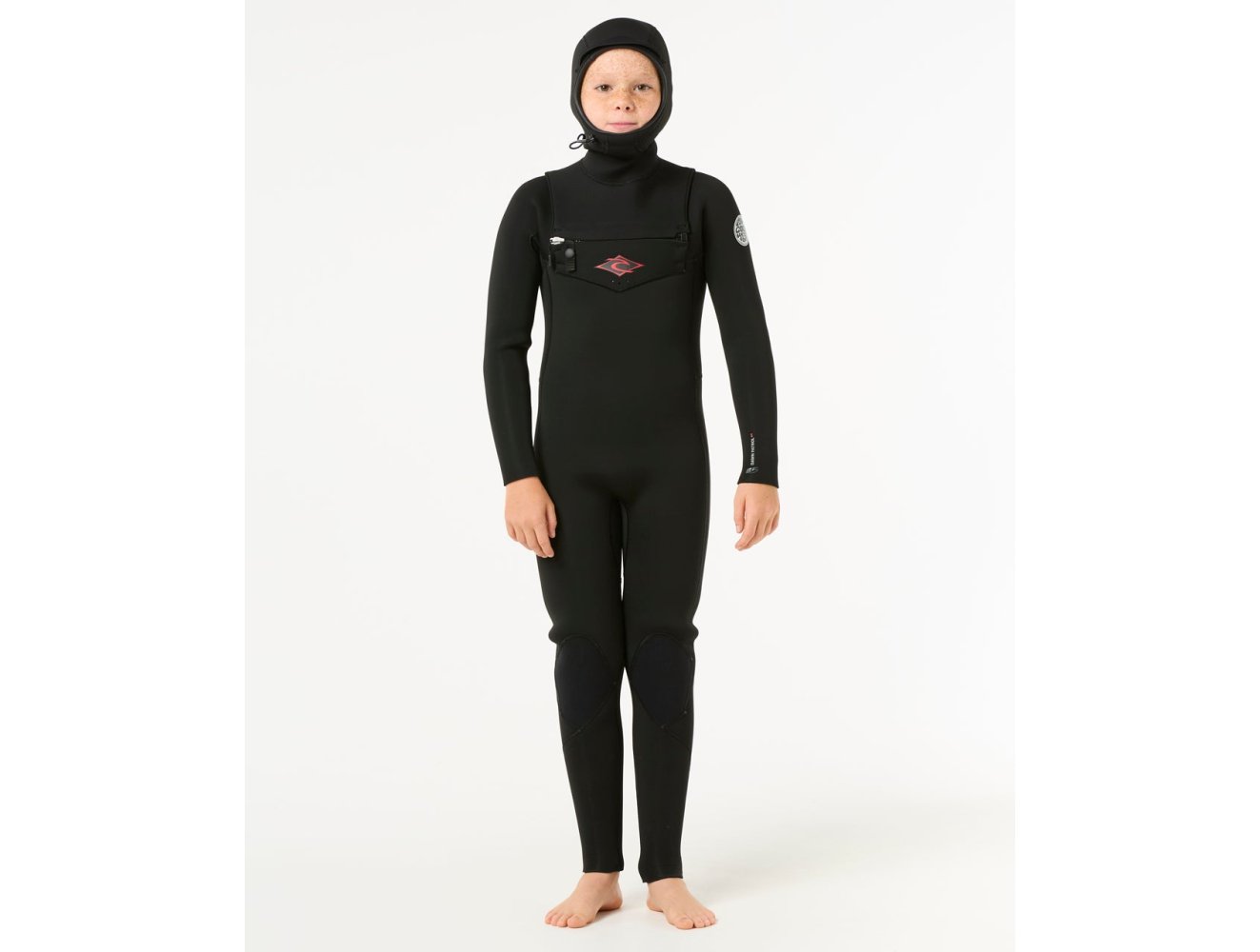 Neopreno Rip Curl Dawn Patrol 5/4 mm Chest Zip Capucha Junior
