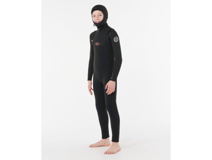 Neopreno Rip Curl Dawn Patrol 5/4 mm Chest Zip Capucha Junior
