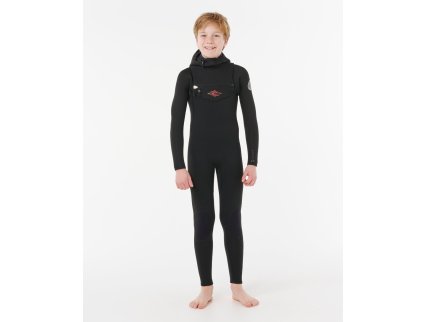 Neopreno Rip Curl Dawn Patrol 5/4 mm Chest Zip Capucha Junior
