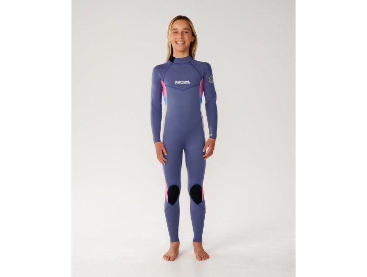 Neopreno Rip Curl Dawn Patrol 3/2 mm Back Zip Junior