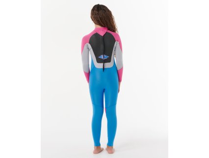 Neopreno Rip Curl Omega 4/3 mm Back Zip Junior