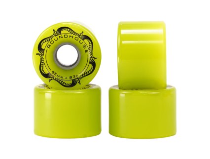 Ruedas Carver Roundhouse Slick 65mm 83A – Green Glo