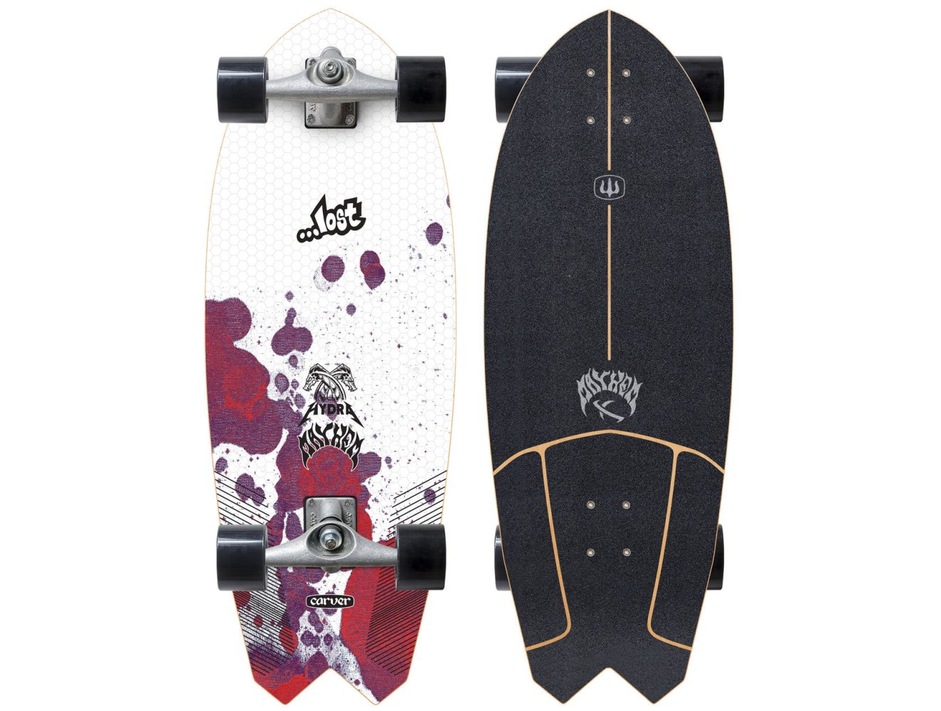 Surfskate Carver Lost Hydra 29" CX Completo
