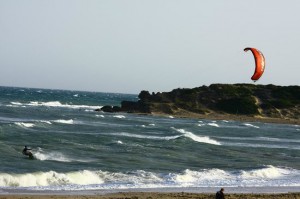 Kitesurf de olas en Caños de Meca