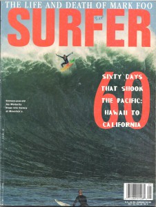 Jay Moriarty en la portada de Surfer Magazine. Año 1995.