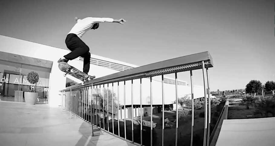 Manolo Robles, skater técnico de Almería