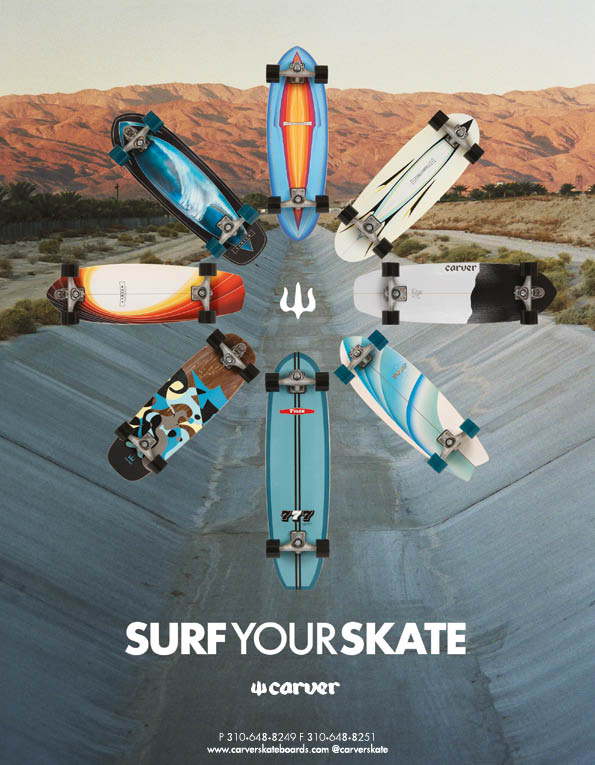 Surfskate Carver, colección 2020