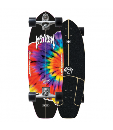 Carver Lost Rad Ripper 31.25" C7 con gr&aacute;fica tie-dye multicolor