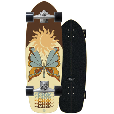 Carver Chrysalis 2022 con gr&aacute;fica de sol y mariposa