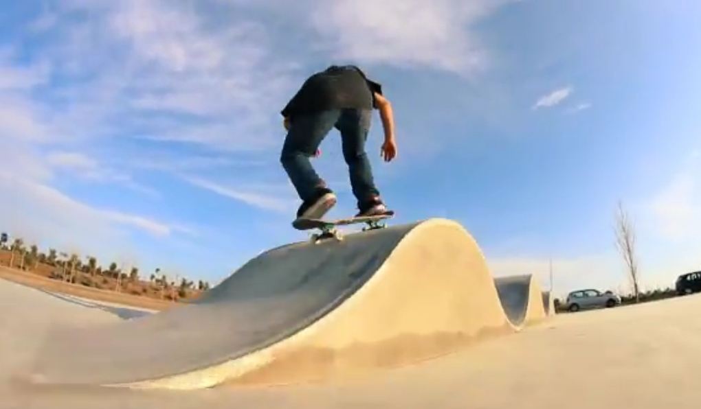 Skatepark del Andarax junto a la rambla en Almería