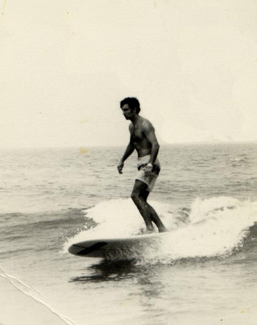 Jesús Fiochi, pionero del surf en España
